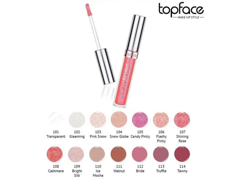 Topface Focus Point Perfect Gleam Lipgloss ALL.webp