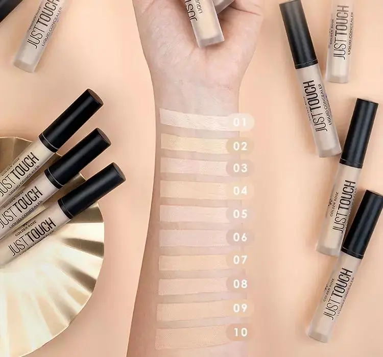 Golden Rose JUST TOUCH LIQUID CONCEALER all.webp