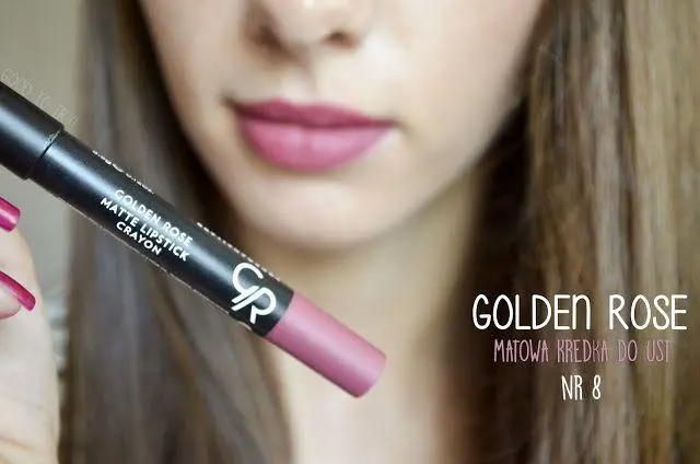 Golden Rose Matte Lip Stick Crayon No 08 2.webp