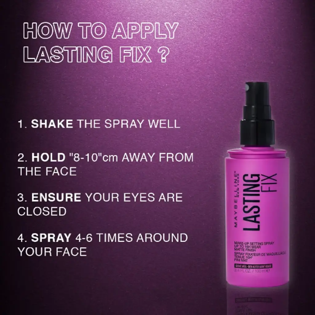 Maybelline Lasting Fix Setting Spray how to apply.webp