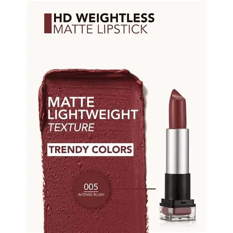 [8690604518609] Flormar HD WEIGHTLESS MATTE LIPSTIC (05 INTENSE BLUSH)