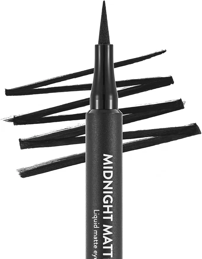 [8690604532292] Flormar MIDNIGHT MATTE EYELINER (01 BLACK)
