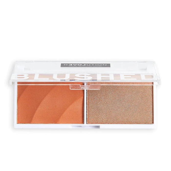[5057566479233] Revolution Relove Blush & Highlighter Duo (Queen)