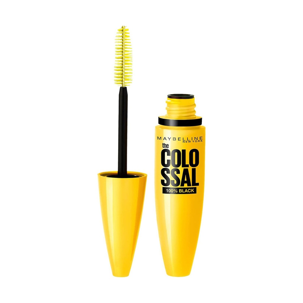 [30079847] MAYBELLINE NEW YORK the Colossal 100% Black Mascara Shade Black 10.7 Ml