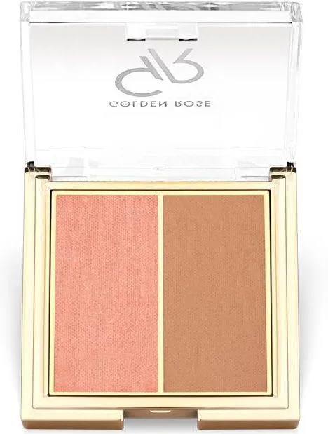 [8691190516147] Golden Rose ICONIC BLUSH DUO (NO:01 Rose & Nude)
